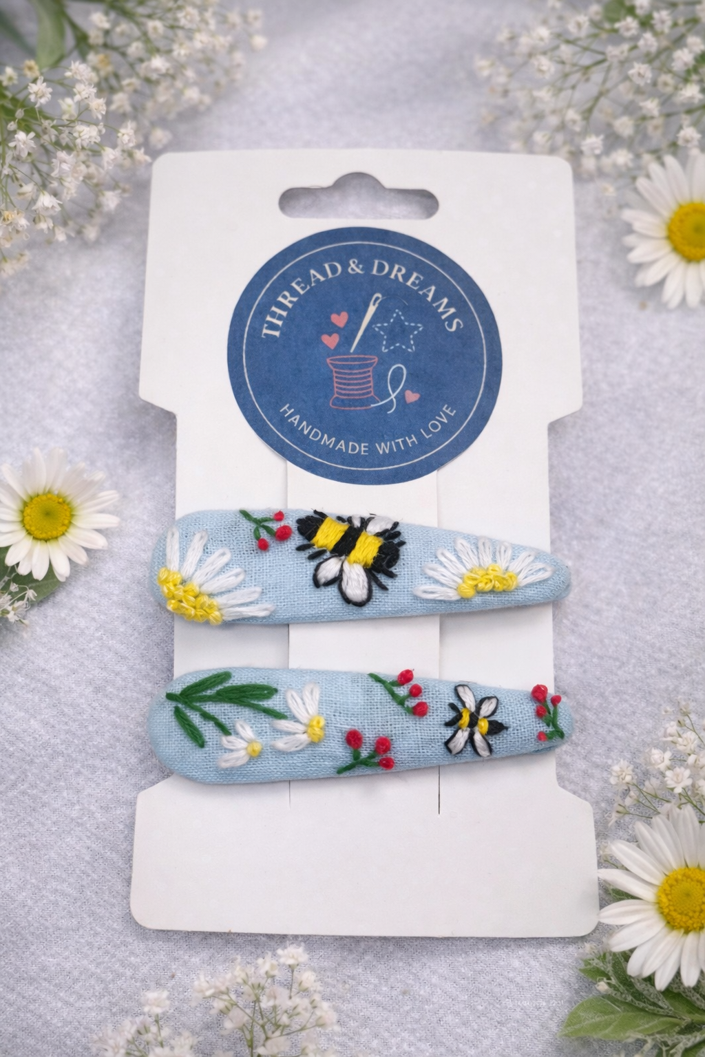 Bee & Daisy Hair Clips