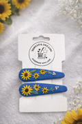 Wild Sunflower Hair Clips