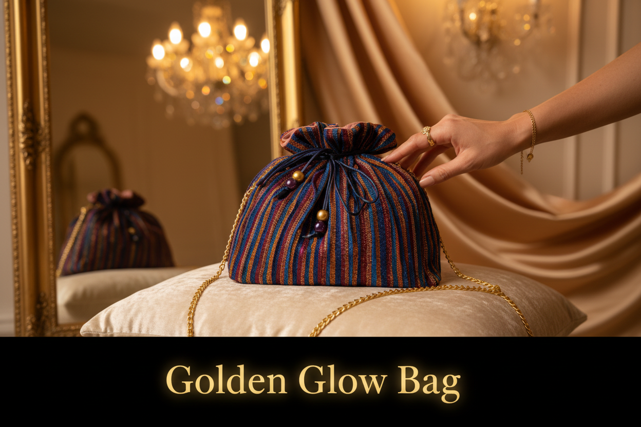 Golden Glow Bag Banner